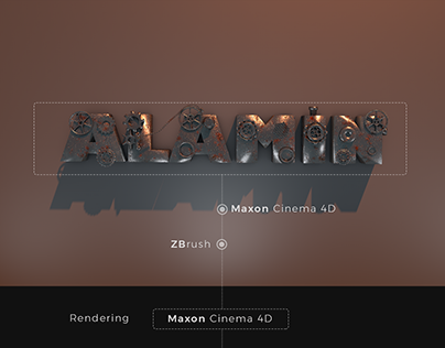 3D Text Making processing