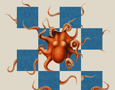 Octopus- Digital Collage