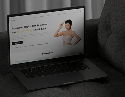 Image SkinCare - Cosmetic Website UI/UX, landing page