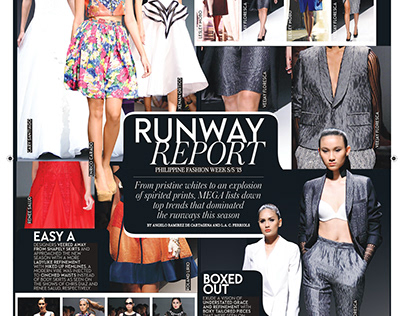 MEGA Magazine : Philippine Runway Report