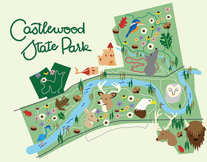 Castlewood State Park Map