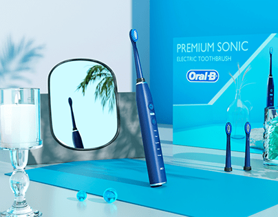 3D product || ELECTRIC TOOTHBRUSH RENDERS