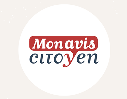 Motion design du logo Mon Avis Citoyen