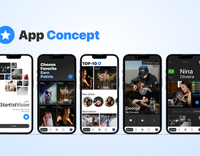 Mobile App for Singers (concept shot)