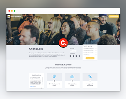 Company Profile - UI Design Mockup