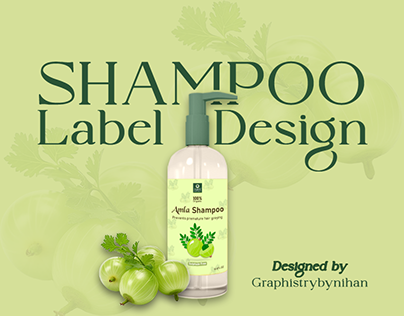 Shampoo Bottle Label Design
