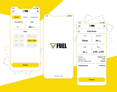 On-Demand Fuel Delivery App Design Concept