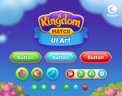 UI Art for Kingdom Match