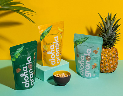 Aloha Granola Packaging