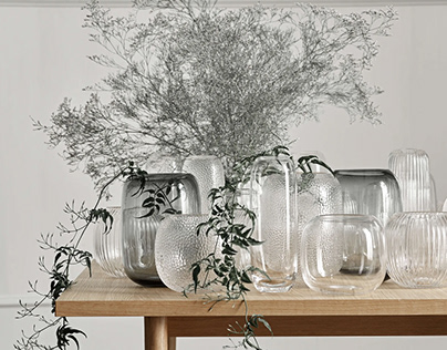 UNA series of vases for Bolia.com