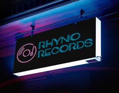 Rhyno Records Logo Design