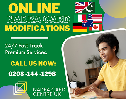 Nadra Card Modification Online | Nadra Card Centre UK