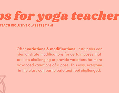 Tips For Yoga Instructors | #1