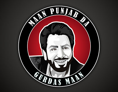 The Living Legend Gurdas Maan Logo Decals