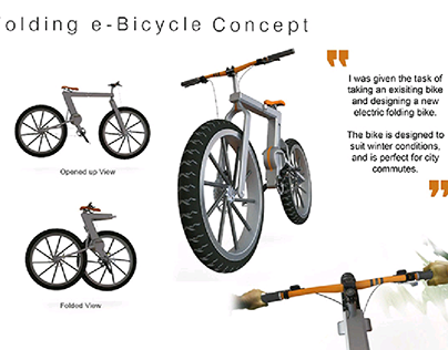 Folding E- bike concept