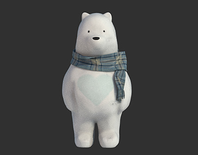 3d model: Snowmen bear