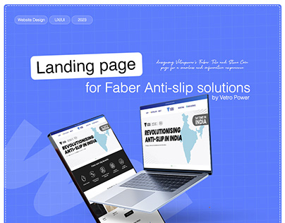 Landing page for Vetro Power's Faber Antislip Solutions