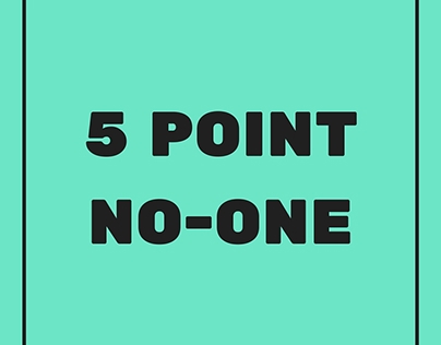 CollegeBol' SM Poster Series | Five Point No-one