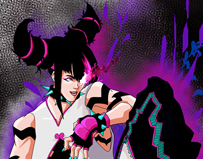 Juri Han - STREET FIGHTER 6 - FANART