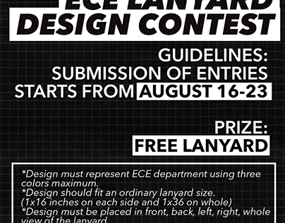 ECE Lanyard Design Contest