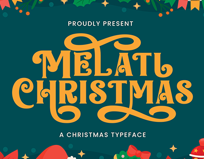 Melati Christmas - Christmas Typeface