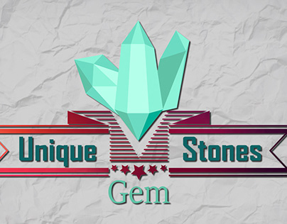 Unique Stones Gems Logo