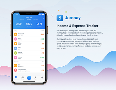 JAMNAY : Income & Expense Tracker.