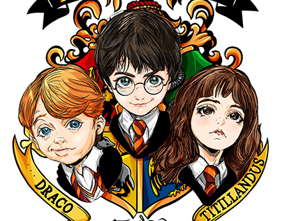 Harry Potter, Ron Weasley & Hermione Granger | HOGWARTS