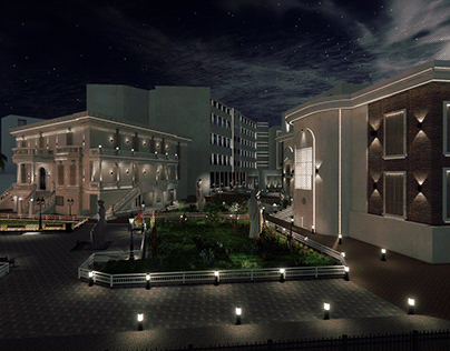 Project thumbnail - Faculty of Fine Arts Building's Facade Lightning