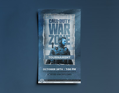 Call of Duty Warzone Tournament Flyer