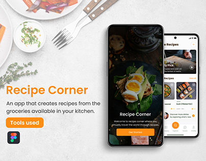 Food Corner - Food Recipe & Ingredients Mobile App
