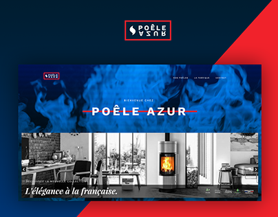 "Poêle Azur" - Website