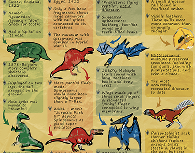 Prehistoric Recreations Infographic