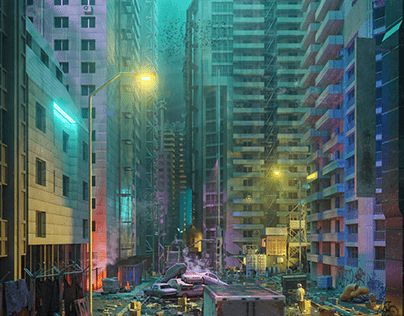 Dystopian Cityscape