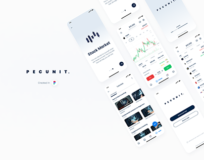 Pecunit - case study market finance app