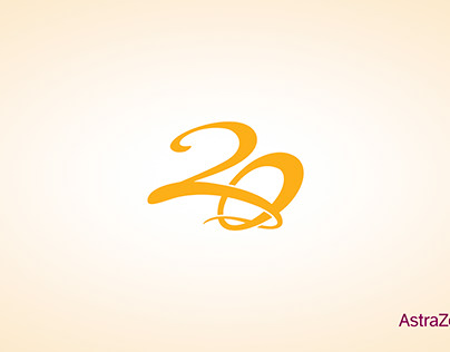 Astra Zeneca 20. yıl Logo