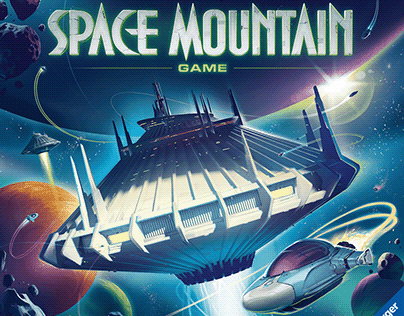 Disney's Space Mountain Board Game