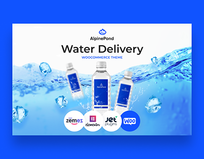 AlpinePond - WooCommerce Bottled Water Website Template