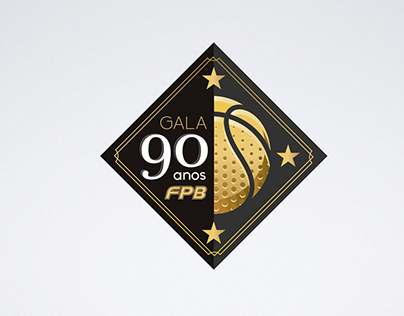 Logótipo Gala 90anos Federação Portuguesa Basquetebol