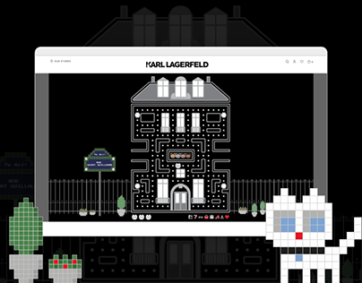 Karl Lagerfeld: Pixel Capsule Collection Campaign