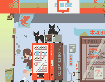 Pixel Art - Convenience Store