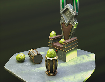 The Ancient Throne- Low Poly