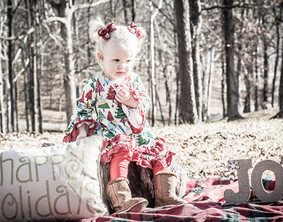 Kaylens Girls Christmas Pictures