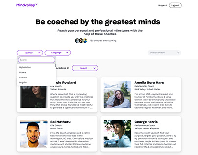 Directory for Coaches