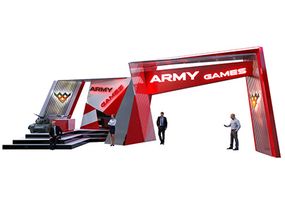Входной портал на Army games (танковый биатлон)