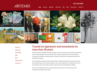 Artemis art appraisal