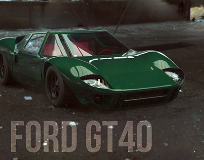 FORD GT40 3D Model