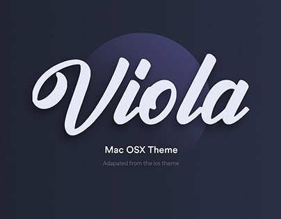 Viola Mac OSX Theme