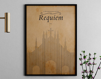 Requiem Typography Poster
