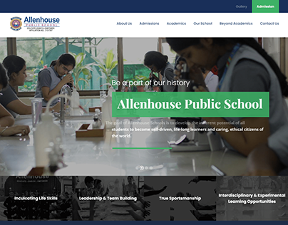 Allenhouse Public School Website Design